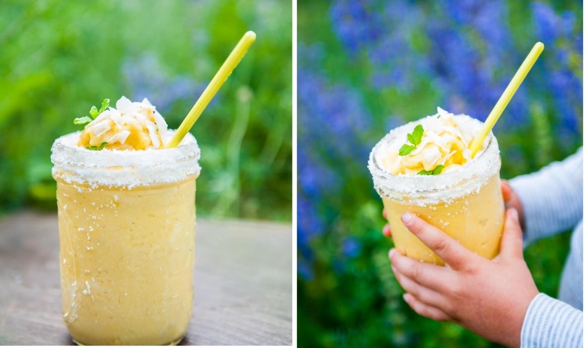 Tropischer Nicecream-Genuss mit Mango, Limette und Ingwer